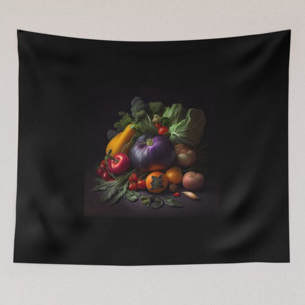 Item preview, Vegan Food Vegetables Arrangement designed and sold by PipikaArt.