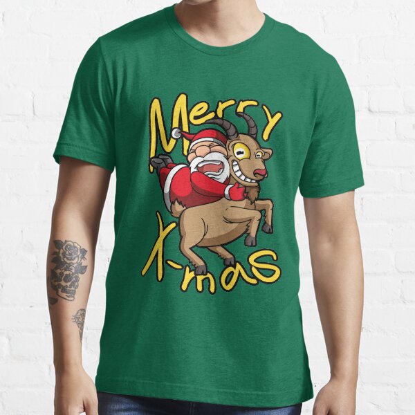 Christmas Goat Design Essential T-Shirt