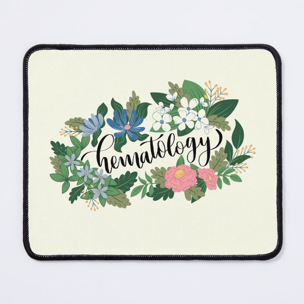 Item preview, Hematology Floral Wreath designed and sold by Lindsey Seymour.
