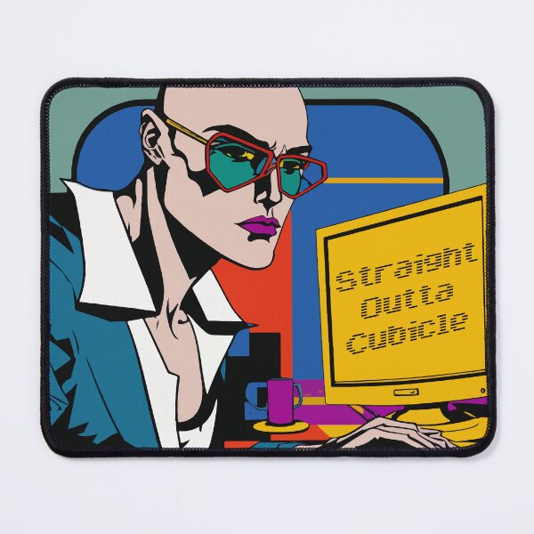 Item preview, Straight Outta Cubicle. White Lady Remix designed and sold by Tanis-Tweedale.