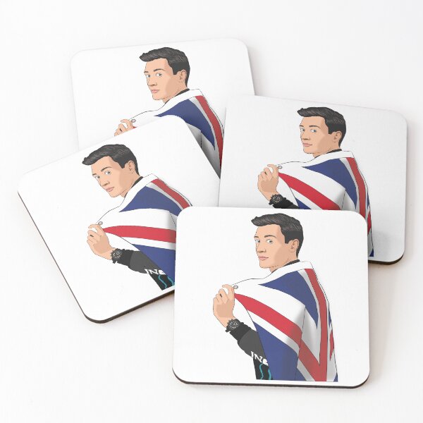 Item preview, George Russell Mercedes F1 Driver Lewis Hamilton's Teammate designed and sold by FormulaGTee1.