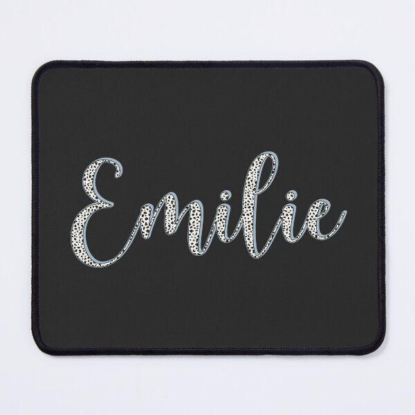 Aperçu de l'œuvre Prénom Emilie, motif dalmatien Prénom Emilie créée et vendue par Danylo Mikhnievych.