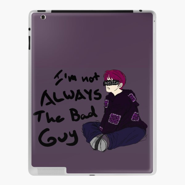 Anxiety - I'm Not Always the Bad Guy (with patches) iPad Skin
