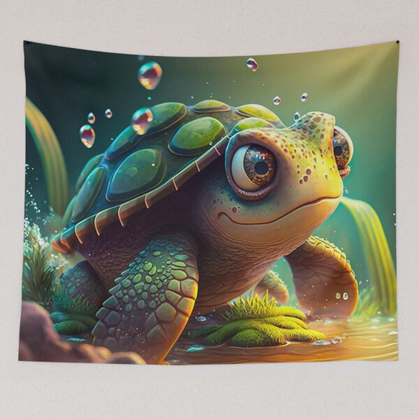 Item preview, Old John the Turtle designed and sold by DoublecrashArt.