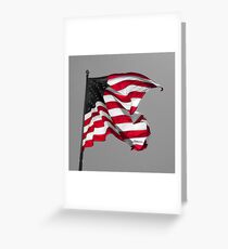 Country In The Red Greeting Card