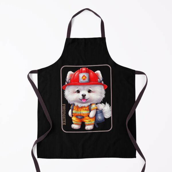 Item preview, Firefighter, samoyed lover designed and sold by HarriPaloma.