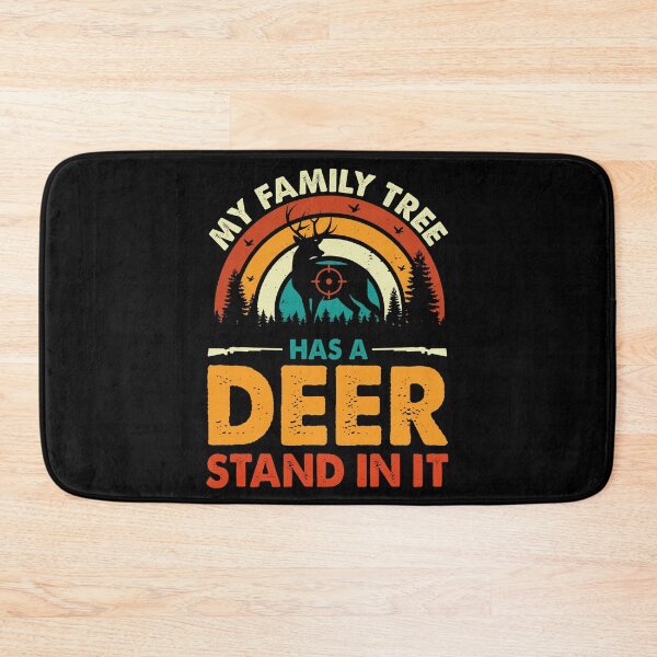 Item preview, My Family Tree Has A Deer Stand In It Retro Design For Hunter - Funny Deer Hunting designed and sold by naworas.