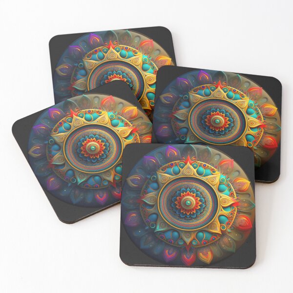 Item preview, Boho Colourful Mandala #1 designed and sold by AdamesArtStudio.