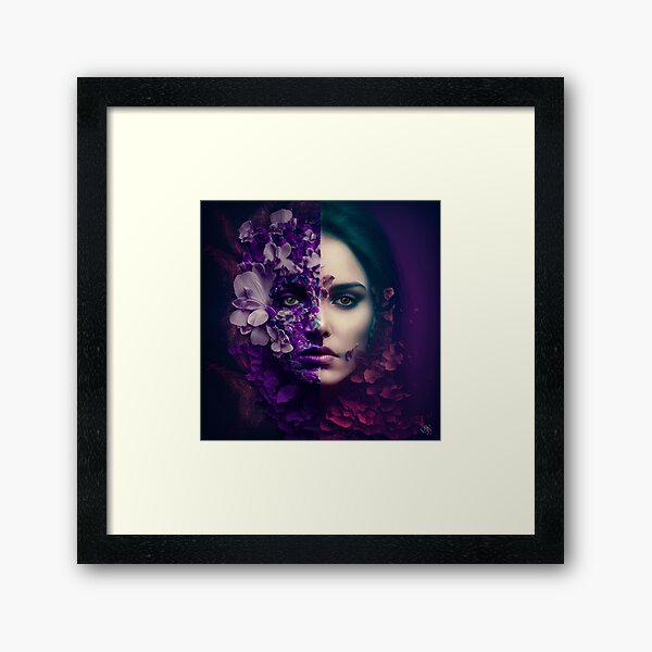 Item preview, Fine Art Portrait of A Woman as A Flower designed and sold by Daniel Leighton.