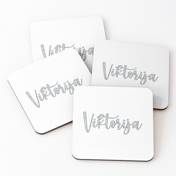 Item preview, Viktorija name, Dalmatian pattern Viktorija first name designed and sold by Danylo Mikhnievych.