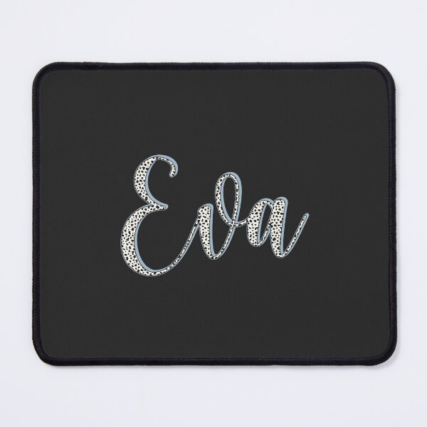 Item preview, Eva name, Dalmatian pattern Eva first name designed and sold by Danylo Mikhnievych.