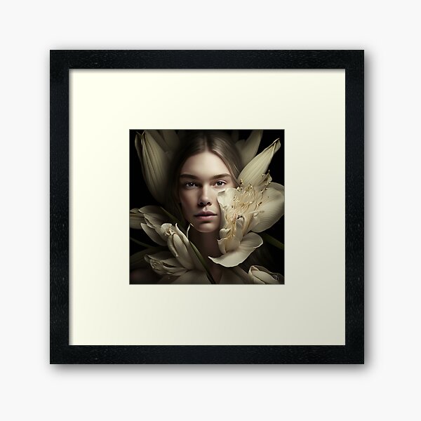 Item preview, Fine Art Portrait of A Woman as A Flower designed and sold by Daniel Leighton.