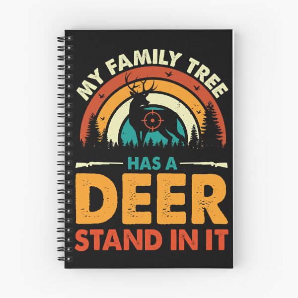 Item preview, My Family Tree Has A Deer Stand In It Retro Design For Hunter - Funny Deer Hunting designed and sold by naworas.