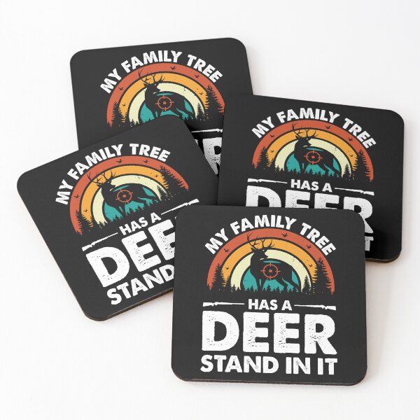 Item preview, My Family Tree Has A Deer Stand In It Retro Design For Hunter - Funny Deer Hunting Vintage designed and sold by naworas.