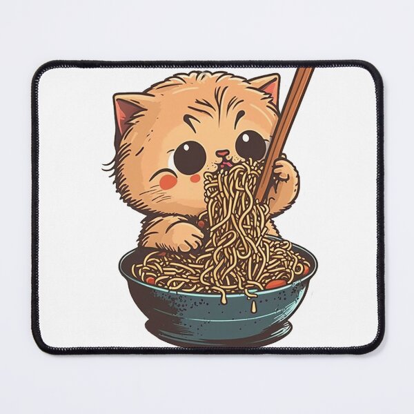 Item preview, Kitten Eating Spaghetti designed and sold by FishHuntLife.