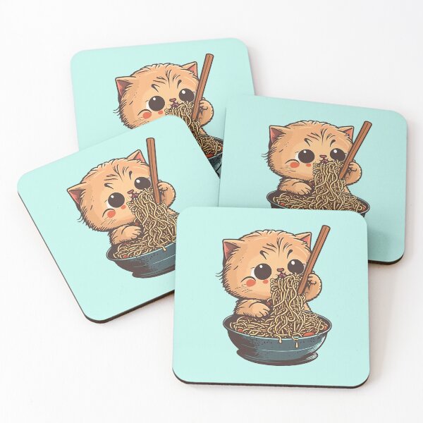 Item preview, Kitten Eating Spaghetti designed and sold by FishHuntLife.