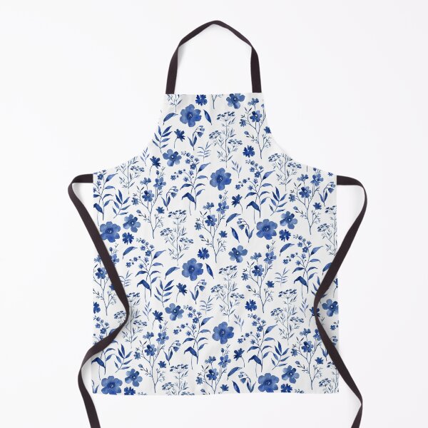 Item preview, Vintage blue flowers designed and sold by vikimarmot85.