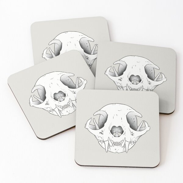 Item preview, Cat skull designed and sold by Cherko.