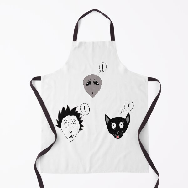 Item preview, Surprised Alien, Man and Cat designed and sold by DMcK Designs.