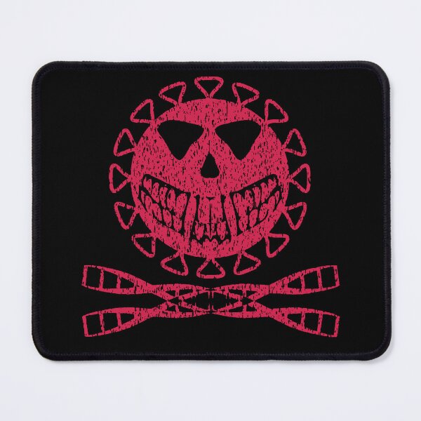 Item preview, Directed Evolution Virus Skull with DNA MRNA Strands - Bold Modern Jolly Roger Design designed and sold by pelagio.