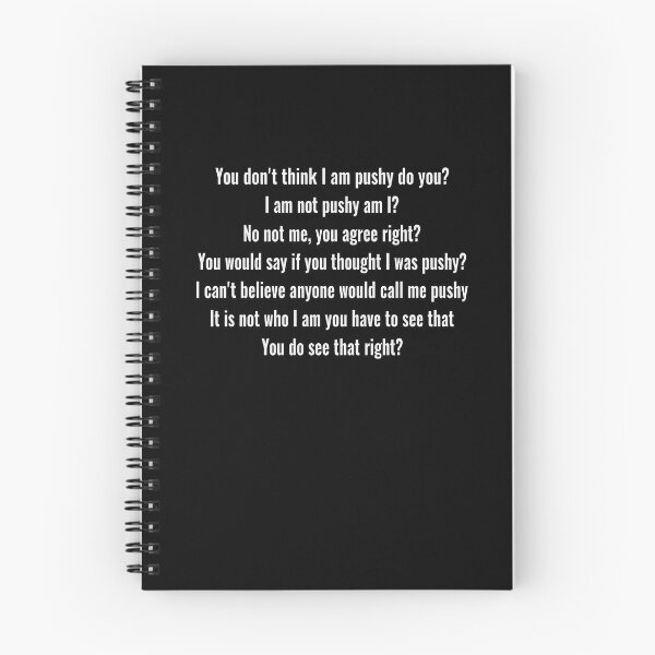 Item preview, pushy? designed and sold by CottagePop.