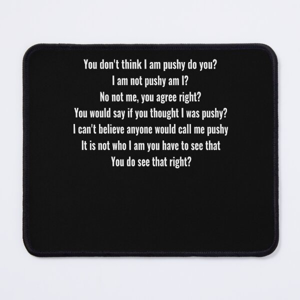 Item preview, pushy? designed and sold by CottagePop.