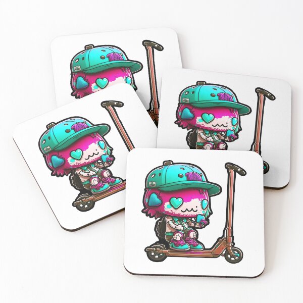 Item preview, Chibi Zombie halloween tae graffiti  monster sticker designed and sold by FunArt4You.
