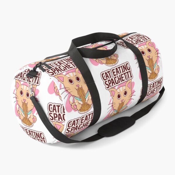 Item preview, cat eating spaghetti, meme cat eating spaghetti designed and sold by Design_for_merch.