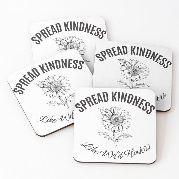 Item preview, spread kindness like wildflowers designed and sold by Freshinkshop.