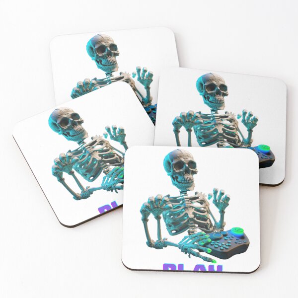 Item preview, Skeleton playing videos games - T-shirt designed and sold by jebran.