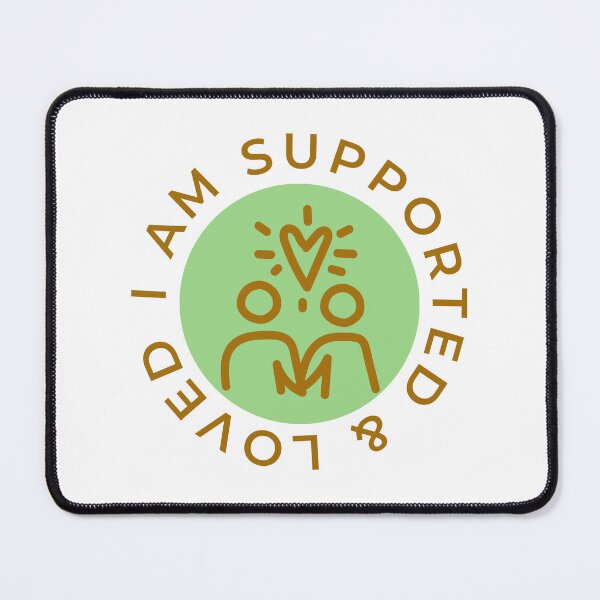 Item preview, I am supported and loved designed and sold by volcanonebula.
