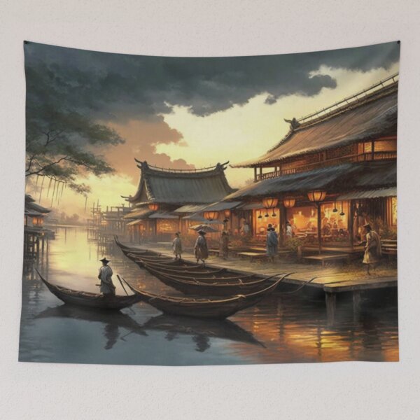 Item preview, Japanese Art Landscape designed and sold by letsgetinspired.