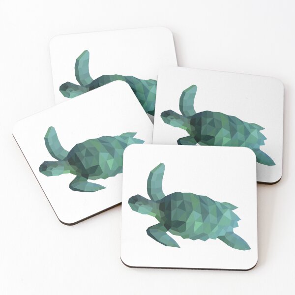 Item preview, Green Sea Turtle Geometric designed and sold by shaldesign.
