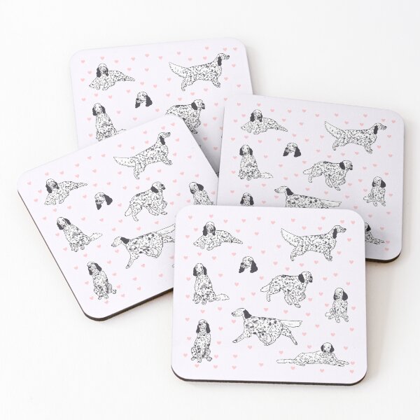 Item preview, English Setter cute illustration pattern  designed and sold by Yarafantasyart.
