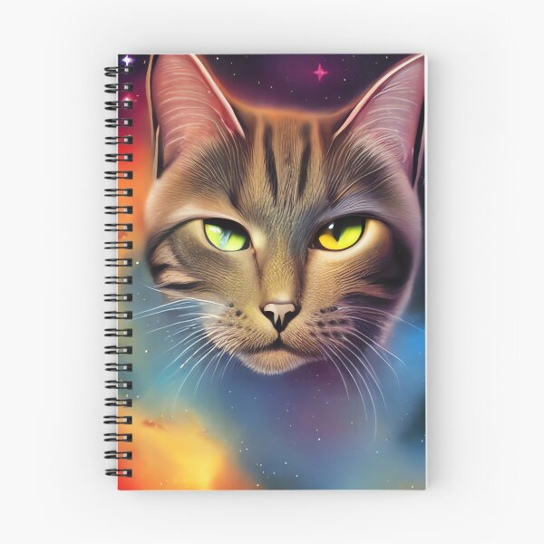 Item preview, Gato espacial fresco designed and sold by ScenarioWeaver.