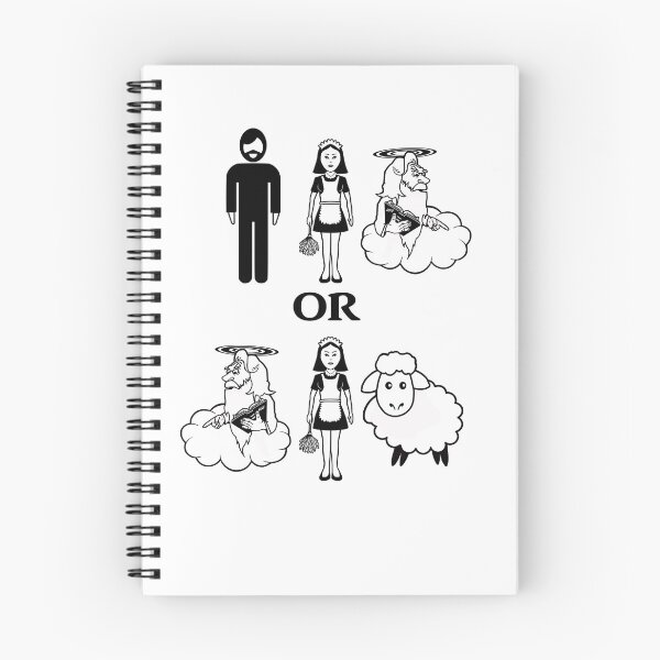 Item preview, Man made god or god made sheep ©  designed and sold by Twistedhaha.