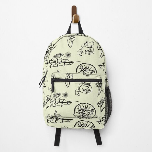 Item preview, Blackline Frogs on Spring Green designed and sold by dKarthdesign.