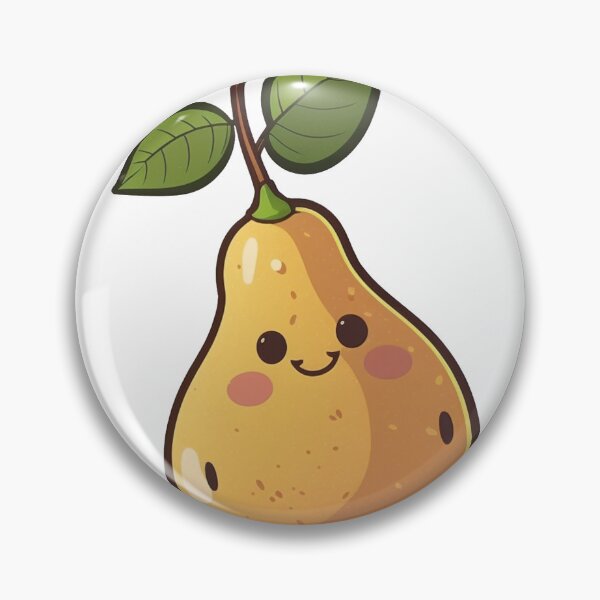 Item preview, Happy Round Cute Cartoon Pear designed and sold by KodakDesigns.