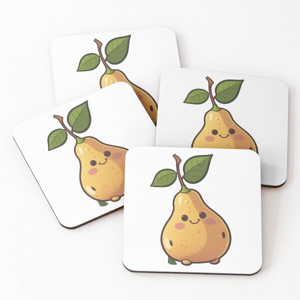 Item preview, Happy Round Cute Cartoon Pear designed and sold by KodakDesigns.