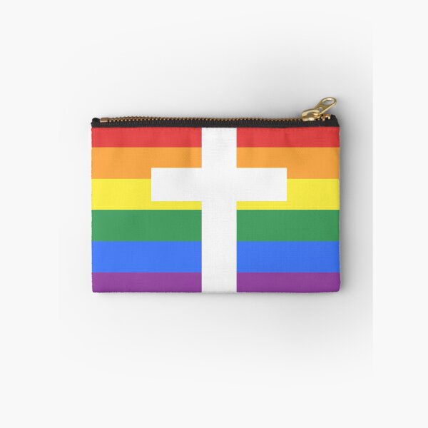 Item preview, Christian LGBT+ Pride Flag (v.2) designed and sold by porcupride.