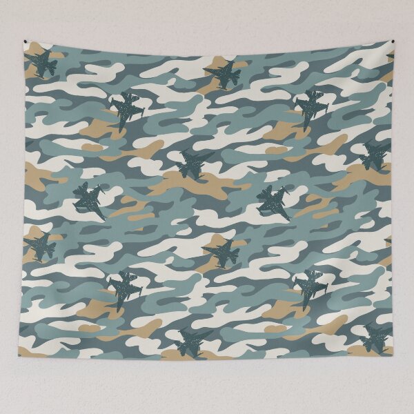 Item preview, CAMOUFLAGE WITH AIRPLANES designed and sold by LizRuizDesigns.