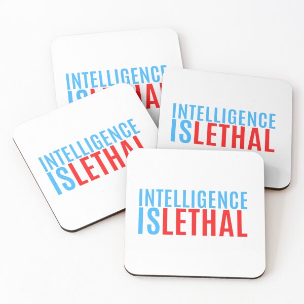 Item preview, Intelligence is lethal | Beauty may be dangerous but intelligence is lethal | Albert Einstein | Scientist | Physicist | Beautiful | Intelligent | Quotes | Sayings | White BG | CipherStore designed and sold by CipherStore.
