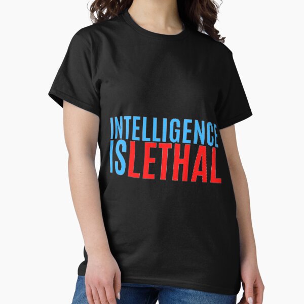 Item preview, Copy of Intelligence is lethal | Beauty may be dangerous but intelligence is lethal | Albert Einstein | Scientist | Physicist | Beautiful | Intelligent | Quotes | Sayings | White BG | CipherStore designed and sold by CipherStore.