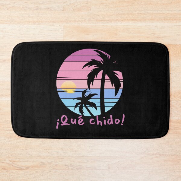 Item preview,  ¡Qué chido! - Cool Mexican Saying, Spanish, Vintage Tropical Sunset, Awesome Slang designed and sold by Sun Sand & Sea Art.