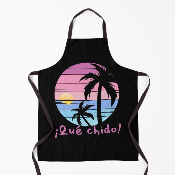 Item preview, ¡Qué chido! - Cool Mexican Saying, Spanish, Vintage Tropical Sunset, Awesome Slang designed and sold by Sun Sand & Sea Art.