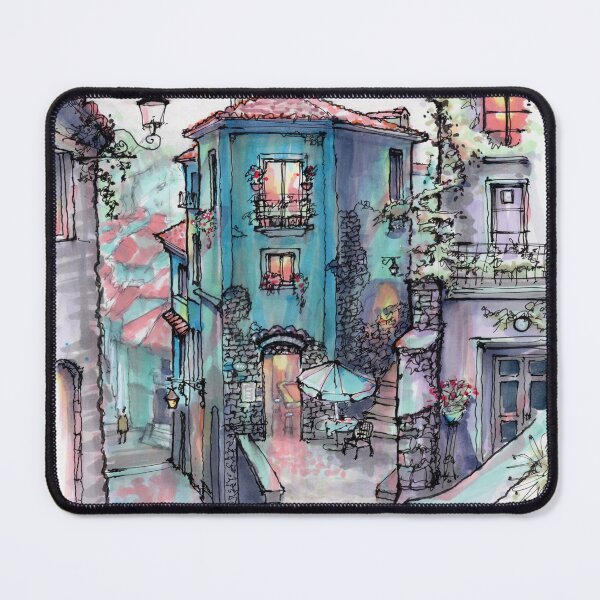 Item preview, Street Scene Campobasso Italy designed and sold by Gregg Brown.