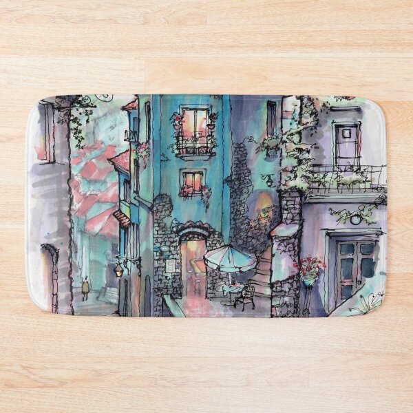 Item preview, Street Scene Campobasso Italy designed and sold by Gregg Brown.