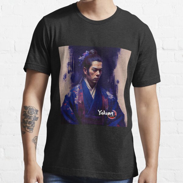 Yakuza Ishin Geshia in blue Kimono, like a Dragon. Essential T