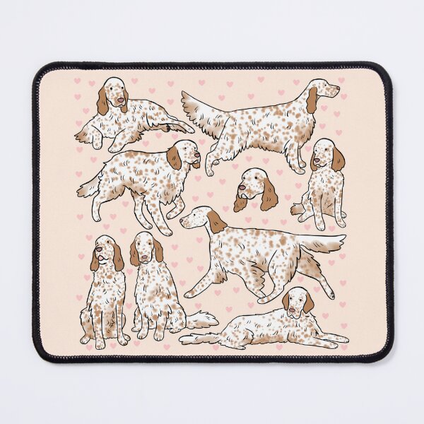 Item preview, English Setter cute illustration pattern designed and sold by Yarafantasyart.