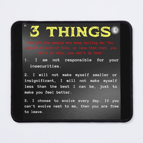Item preview, Day 37 of the year: I am not responsible for your insecurities designed and sold by BuddyBoots.